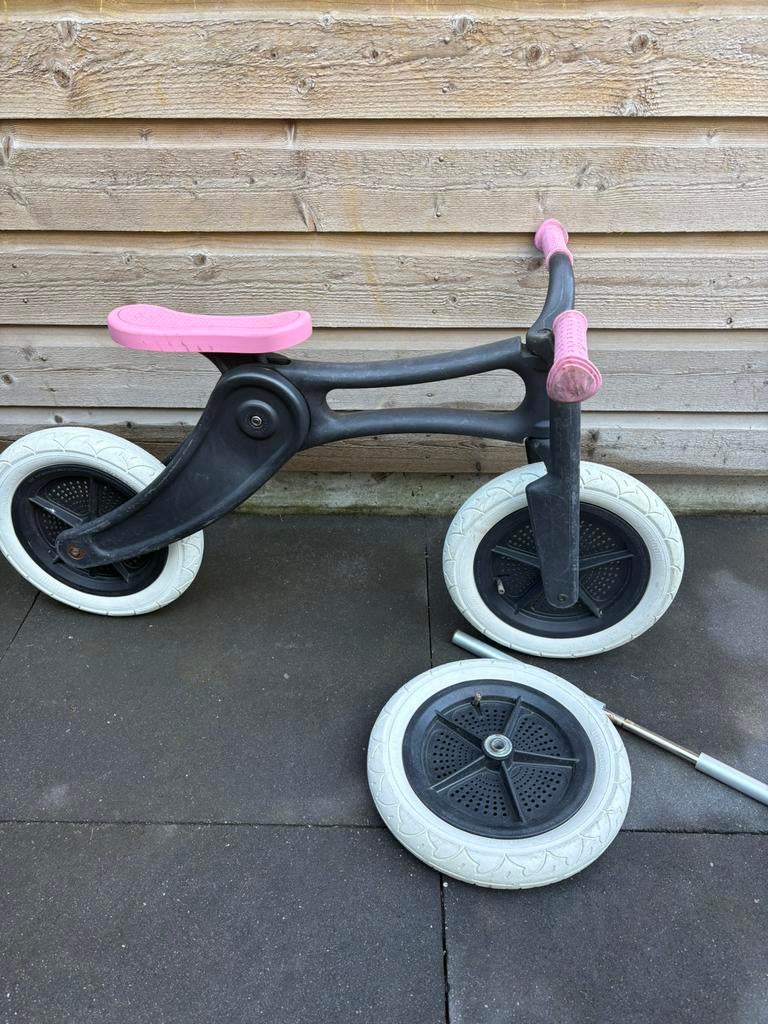 Wishbonebike Recycled Edition 3 in 1 loopfiets, Fietsen en Brommers, Fietsen | Driewielers, Ophalen of Verzenden, Zo goed als nieuw
