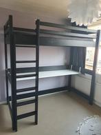 Hoogslaper Brecht merk Rockwood met bureau, Ophalen, 100 cm, Hoogslaper, Eenpersoons