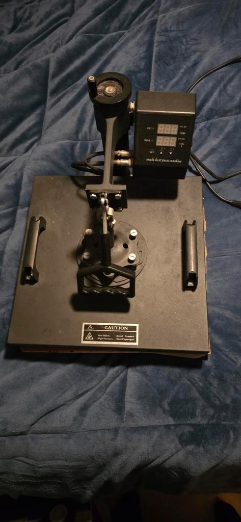 Transferpers 7-in-1 voor textiel en mokken, Hobby en Vrije tijd, Overige Hobby en Vrije tijd, Gebruikt, Ophalen