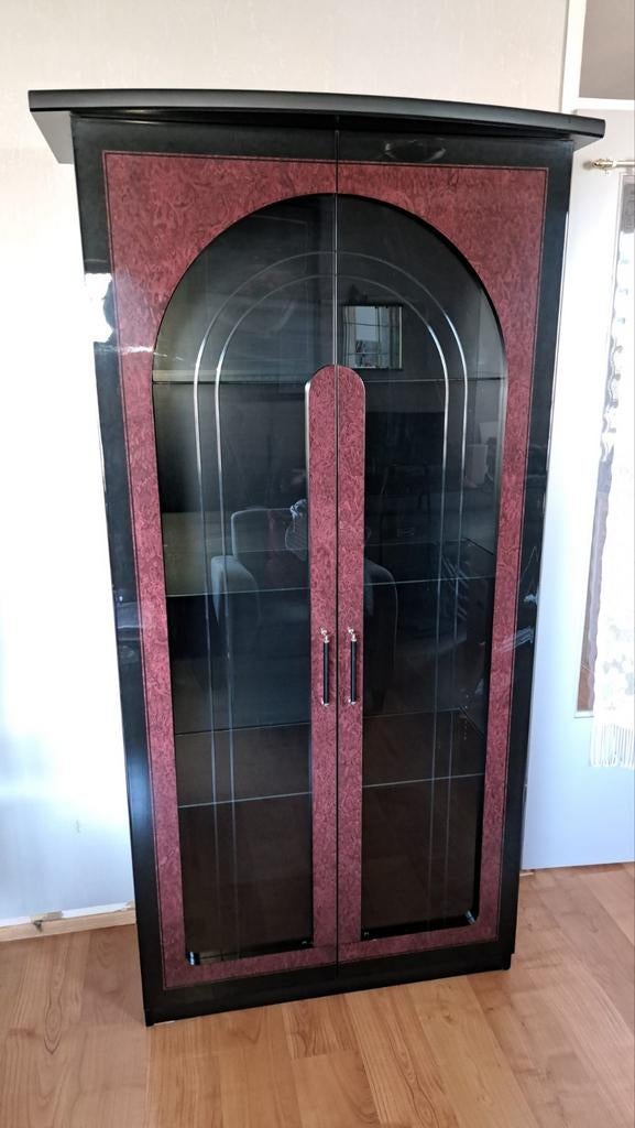 Art Deco Meubelset: Dressoir, Spiegel, Tafel & Kasten, Huis en Inrichting, Kasten | Vitrinekasten, Ophalen, Gebruikt, Met deur(en)