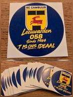 SC Cambuur stickers (50, 75, 100 stuks) 7cm, Ophalen of Verzenden, Nieuw, Meerdere stickers
