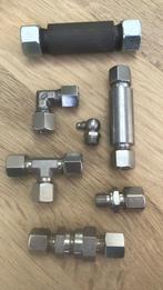 Rvs koppelingen., Ophalen, Zo goed als nieuw