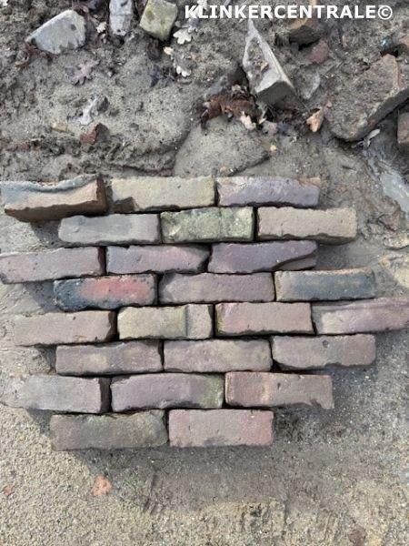 350m2 gemêleerd gebakken klinkers dikformaat 7-duimers, Bij dit gebruikte product niet meer te achterhalen., Gebruikt, Verzenden