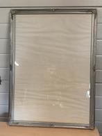 Grote zilverkleurige fotolijst 74,5 x 54,5 cm, Ophalen, Overige materialen, Gebruikt, 75 cm of meer