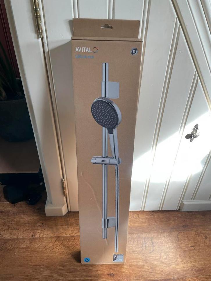 Douche glijstangset van Hornbach, Doe-het-zelf en Verbouw, Sanitair, Nieuw, Douche, Chroom, Ophalen