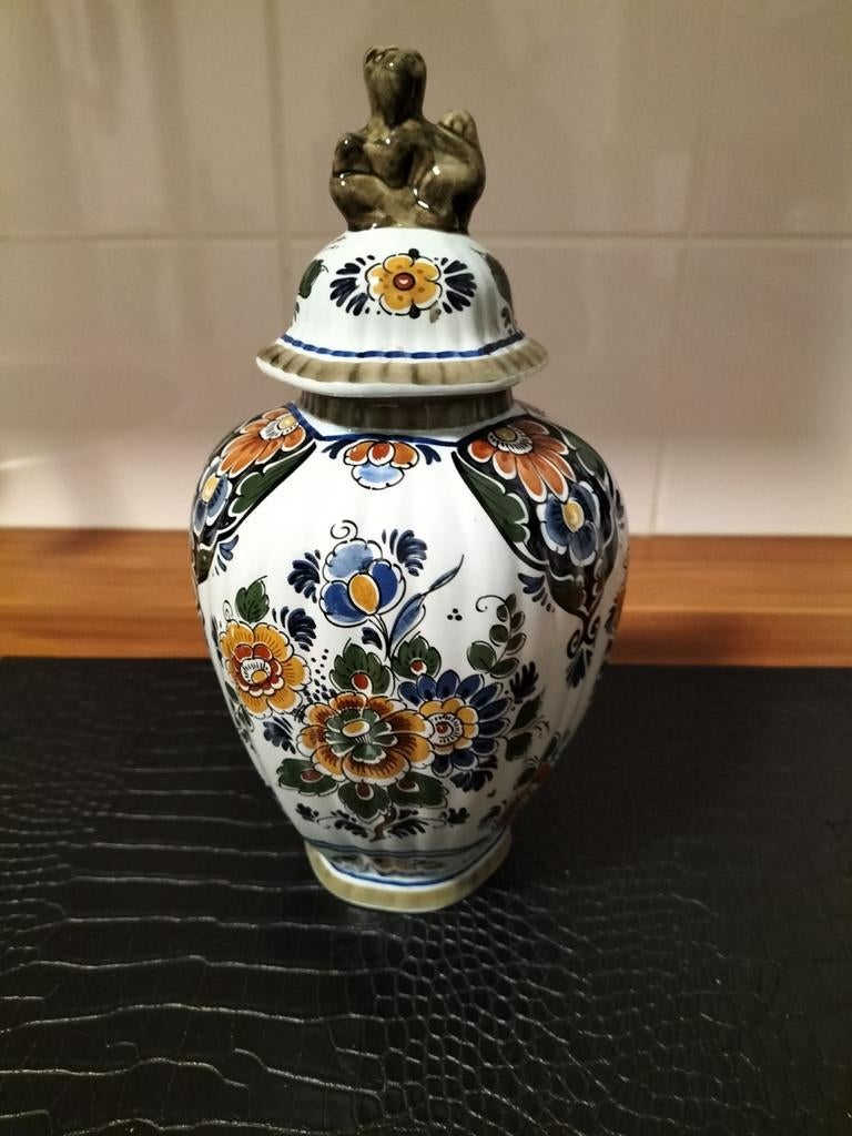 Mooie Delft handwerk pot genummerd, Antiek en Kunst, Ophalen of Verzenden