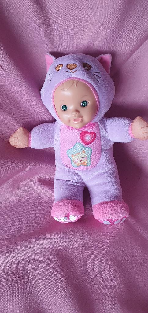 Little love dierenknuffelpop Kat van Vtech, Kinderen en Baby's, Speelgoed | Vtech, Ophalen of Verzenden, Gebruikt, 6 maanden tot 2 jaar