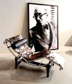 4 CHAISE LOUNGE CHAIR LC4 LE CORBUSIER VOETJES, Doppen, Verzenden, Eenpersoons, Minder dan 150 cm