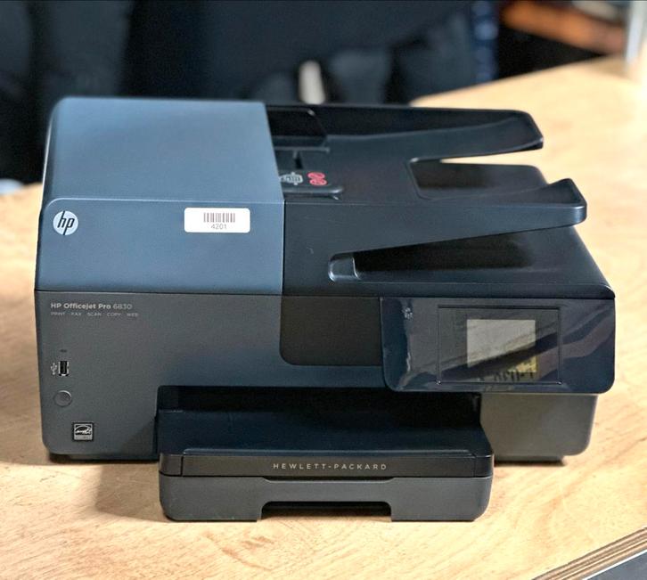 HP Officejet Pro 6830 All-in-One Printer, Computers en Software, Printers, Gebruikt, All-in-one, Inkjetprinter, Faxen, Draadloos