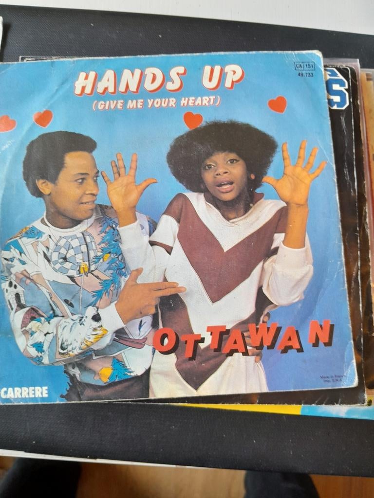 Ottawan 7inch hands up, Cd's en Dvd's, Vinyl Singles, Ophalen of Verzenden, Zo goed als nieuw, Pop