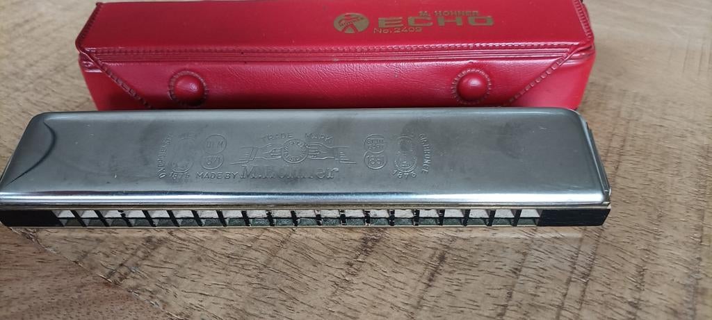 Mondharmonica M.Hohner ECHO, Ophalen of Verzenden, C-mondharmonica