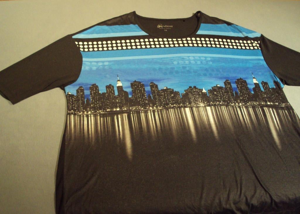 Grandiosa dames shirt maat 54, Kleding | Dames, Grote Maten, Charles Vogele, Zwart, Gedragen, Shirt of Top