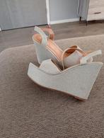 Glitter plateau sandalen, Ophalen of Verzenden, Zo goed als nieuw