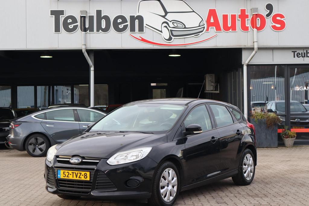 Ford Focus 1.0 EcoBoost Lease Trend Airco, Navigatie, Cruise, Euro 5, Gebruikt, 635 kg, Zwart