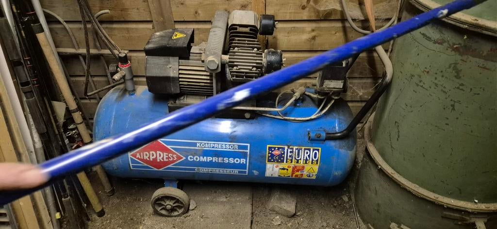 Airpress compressor 380V, 100 liter of meer, Ophalen, Gebruikt