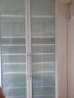 Pax kast met glazen deuren, Huis en Inrichting, Kasten | Kledingkasten, Modern en functioneel, 150 tot 200 cm, 25 tot 50 cm, Glas