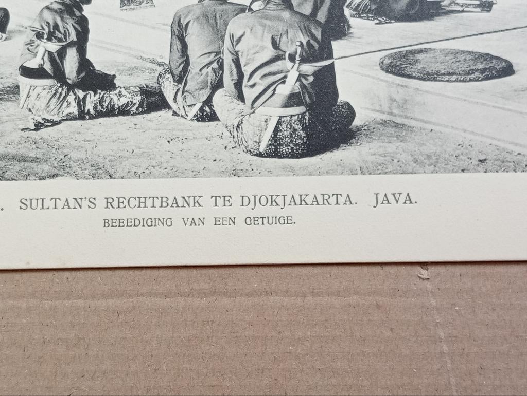 Foto gravure Nederlands Indië Indonesië 1910, Verzamelen, Ophalen of Verzenden, Voor 1940, Zo goed als nieuw, Buitenland