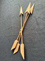 Decoratieve Houten Pijlen Set • 47cm, Huis en Inrichting, Woonaccessoires | Overige, Ophalen of Verzenden, Zo goed als nieuw