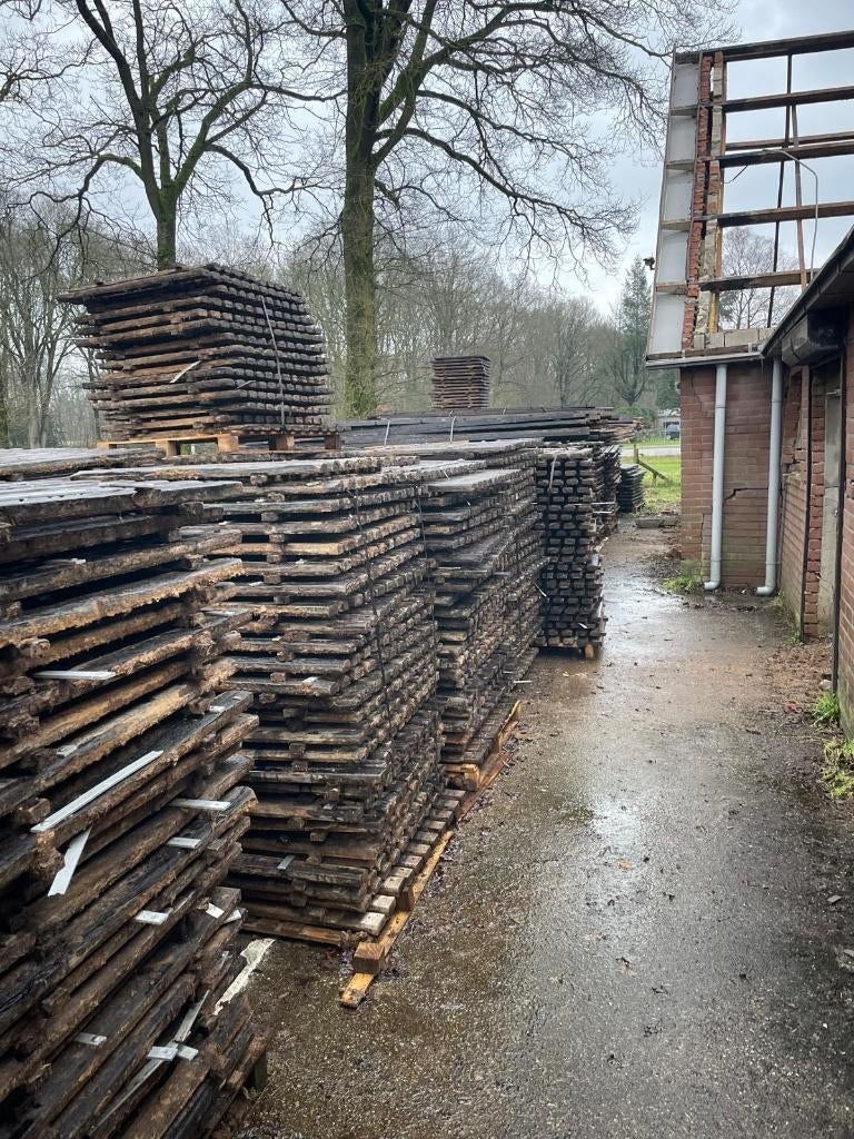 Grote partij, Hardhouten roosters, Brandhout, Gebruikt, Ophalen of Verzenden, Plank, 50 mm of meer