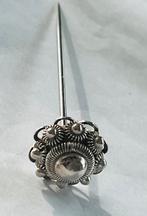 Antieke zilveren hoedenspeld Zeeuwse Knop klederdracht 6 cm, Verzenden, Zilver