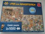 Jan van Haasteren 2x 1000 stukjes comic puzzel, Ophalen of Verzenden, 500 t/m 1500 stukjes, Zo goed als nieuw, Legpuzzel