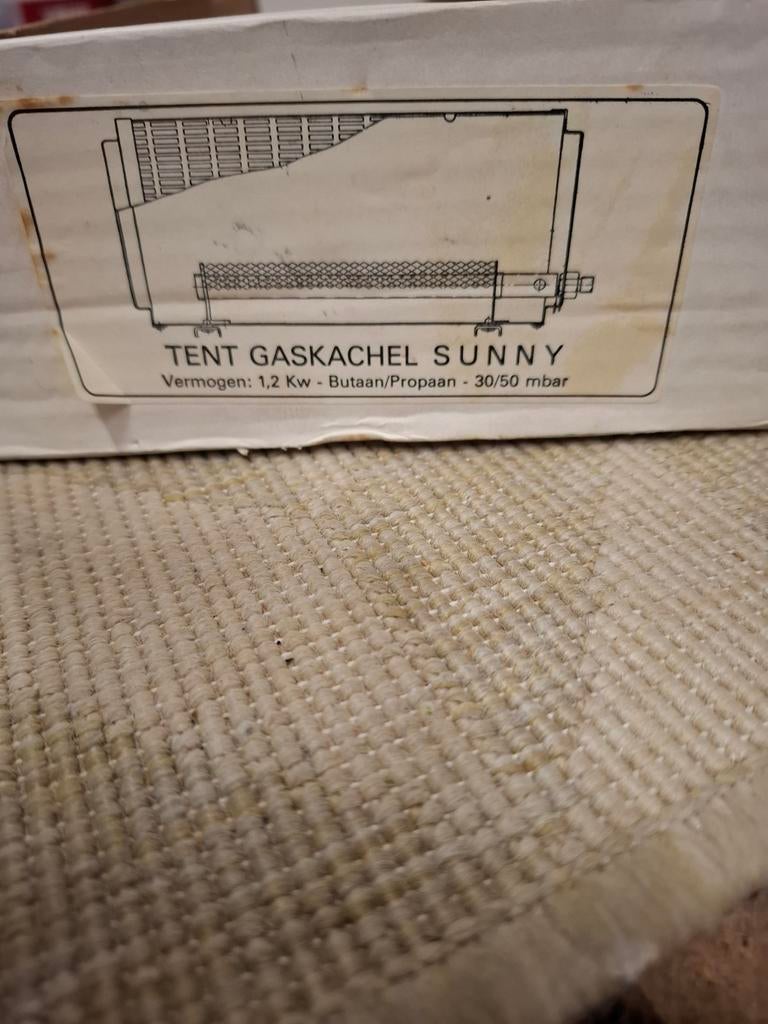 Tent gaskachel Sunny, Ophalen, Nieuw