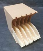 Schneider archive box - bewaarbox 5 vakken - 8-track tapes, Ophalen of Verzenden, Accessoire