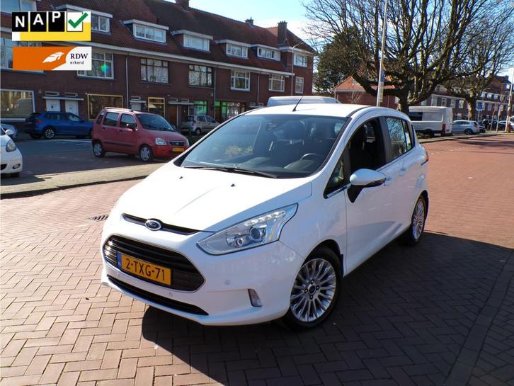 Ford B-MAX 1.0 EcoBoost Titanium ORG KM MET NAP DISTRIBUTIER, Auto's, Ford, Bedrijf, Te koop, B-Max, ABS, Achteruitrijcamera, Airbags