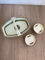 Antiek Brocante Phoenix China Schaal en Kommetjes, Ophalen, Gebruikt, Wit, Overige materialen