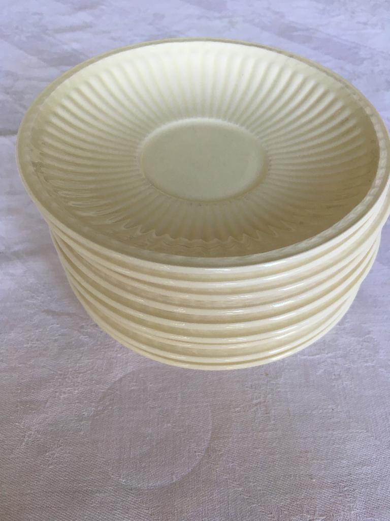 7x onderrschoteltjes Wedgwood Edme, Huis en Inrichting, Keuken | Servies, Overige typen, Ophalen of Verzenden, Zo goed als nieuw