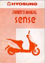 Hyosung Sense manual scooter (5491z) bromfiets, Fietsen en Brommers, Handleidingen en Instructieboekjes, Ophalen of Verzenden