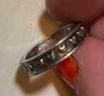 hartjes vintage zilverkleurig ring retro sieraad boho hippie, IJzer of Staal, Ophalen of Verzenden, Zo goed als nieuw, 17 tot 18