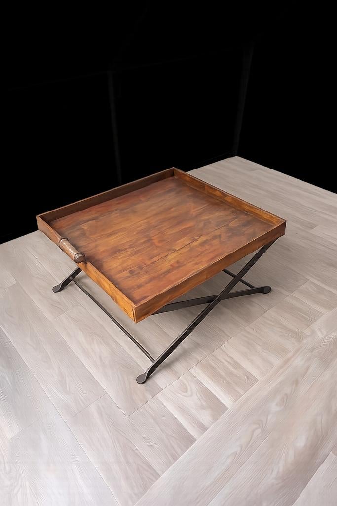 Vintage salontafel, Ophalen, Gebruikt, 100 tot 150 cm, 50 tot 100 cm