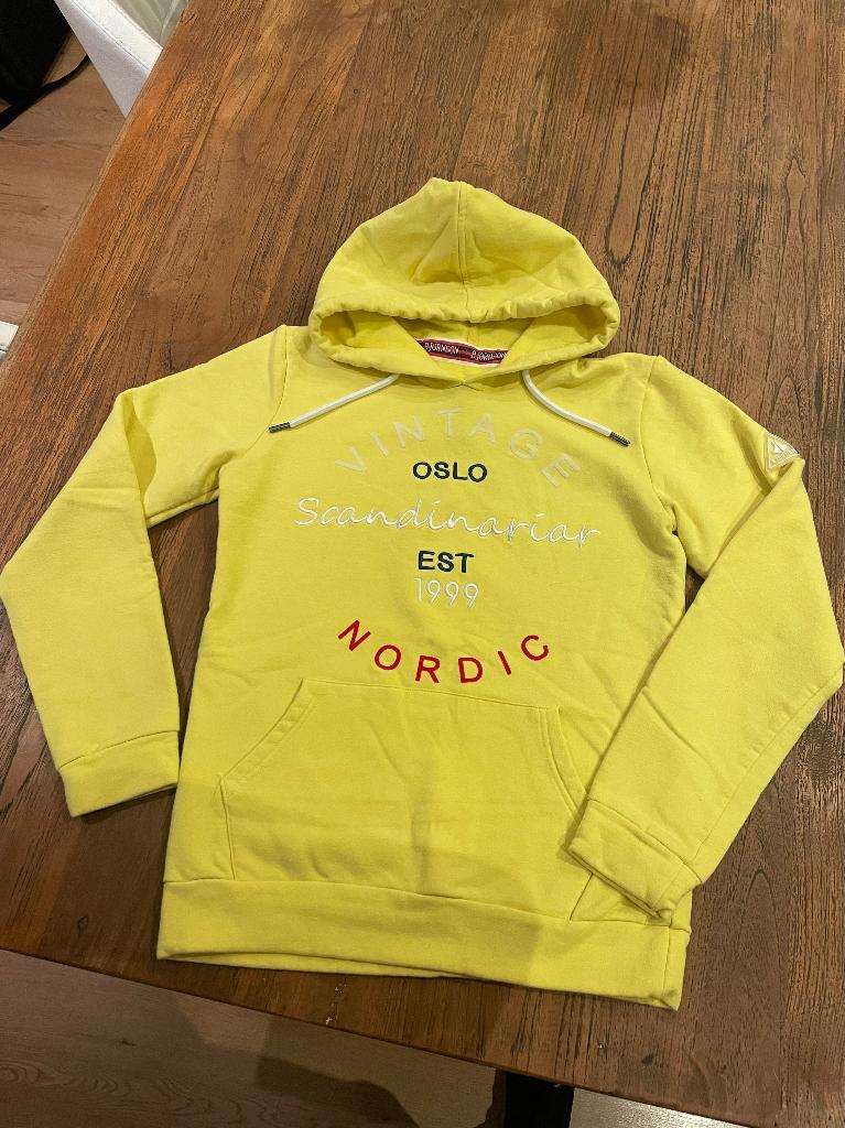 Zachte gele hoodie maat 36, Geel, Ophalen of Verzenden, Zo goed als nieuw, Maat 36 (S)