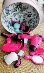 Roze speelgoed föhn en haaraccessoires set, Ophalen of Verzenden, Gebruikt, Meisje