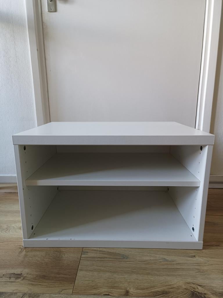 Ikea Besta kastje wit 60x40x38 cm met plank, Ophalen of Verzenden, Gebruikt