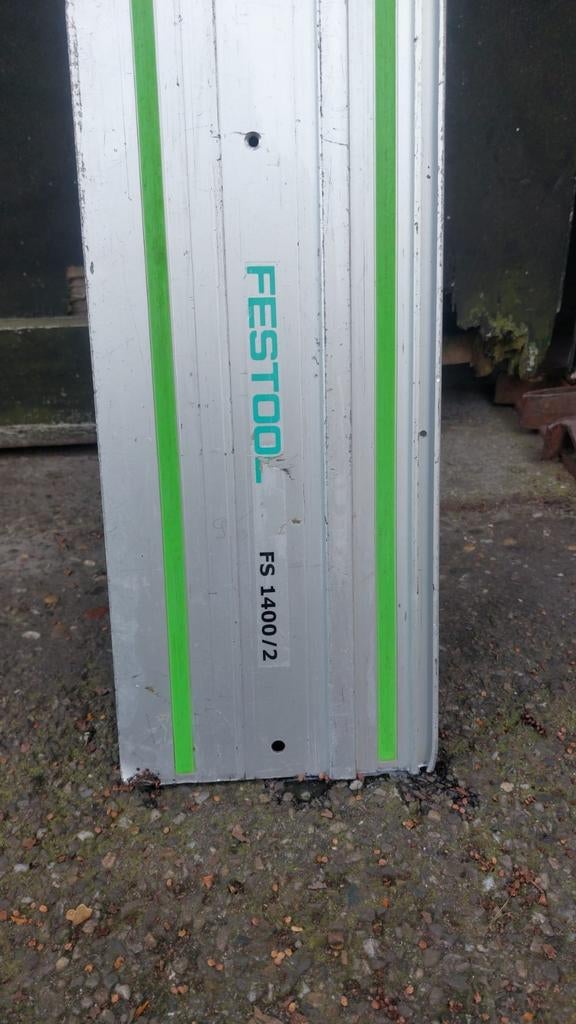 FESTOOL FS 1400/2 geleiderail, Ophalen, 1200 watt of meer, Invalzaag, 30 tot 70 mm