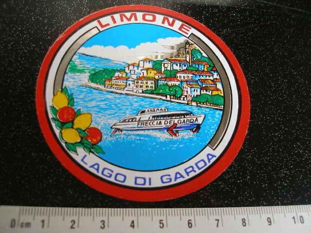 folie sticker limone lago di garda freccia del garda, Verzenden, Zo goed als nieuw, Overige typen