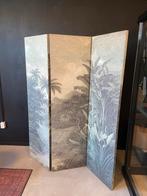Kamerscherm met tropisch design - 180 cm hoog, 3 panelen, Ophalen, Zo goed als nieuw
