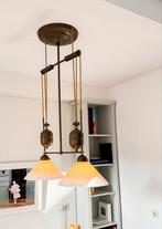 Antieke hanglamp met contragewicht - Hoogte verstelbaar, Antiek en Kunst, Ophalen