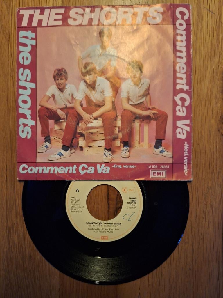 The Shorts - Comment Ça Va (Eng. versie) vinyl single, Gebruikt, 7 inch, Ophalen of Verzenden, Pop