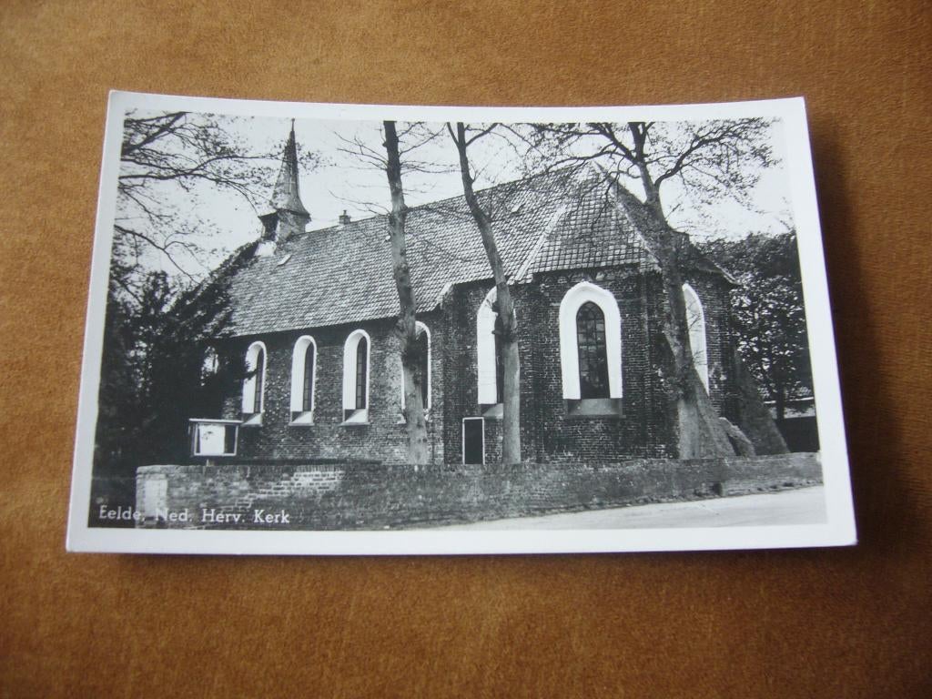 EELDE  =  NED HERV KERK, Verzamelen, Ansichtkaarten | Nederland, Ophalen of Verzenden, 1940 tot 1960, Ongelopen