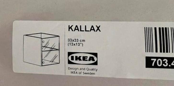 Gezocht kallax vitrine deurtjes verpakking/sticker, Huis en Inrichting, Kasten | Overige, Nieuw, Ophalen