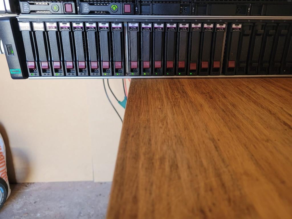 HP MSA 2040, Ophalen, Gebruikt, 20TB, Hot swappable onderdelen
