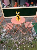 Zgan bistro set hondje ook tekoop, Ophalen, Zo goed als nieuw, 2 zitplaatsen