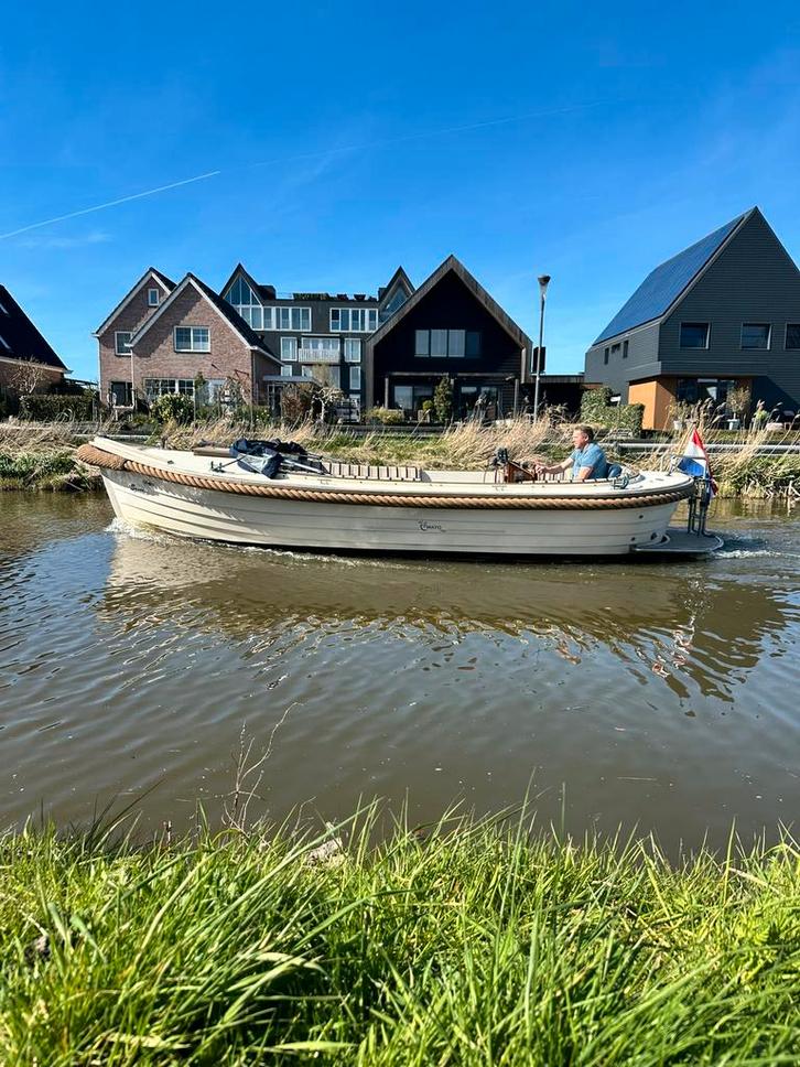 Te koop klassieke sloep Wato 750 elektrisch, Watersport en Boten, Sloepen, Gebruikt, 10 tot 30 pk, 6 meter of meer, Binnenboordmotor