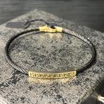14 karaat gouden armband Versace schakel, Ophalen of Verzenden, Zo goed als nieuw, Goud