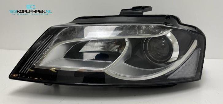 Audi A3 Sportback 8P Facelift Bi Xenon LED koplamp links, Auto-onderdelen, Verlichting, Audi, Gebruikt, Ophalen of Verzenden