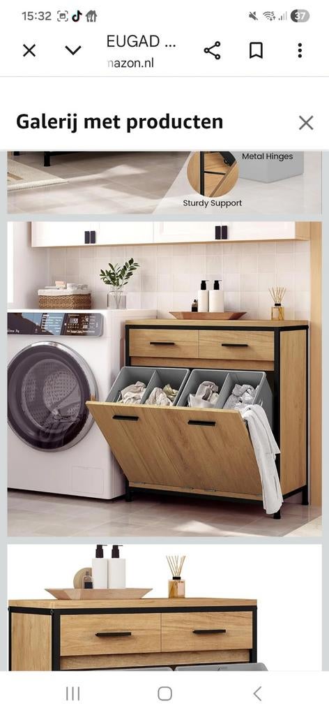 Badkamermeubel/ wassorteersysteem  Nieuw in verpakking, Huis en Inrichting, Badkamer | Badkamermeubels, Ophalen, Overige typen