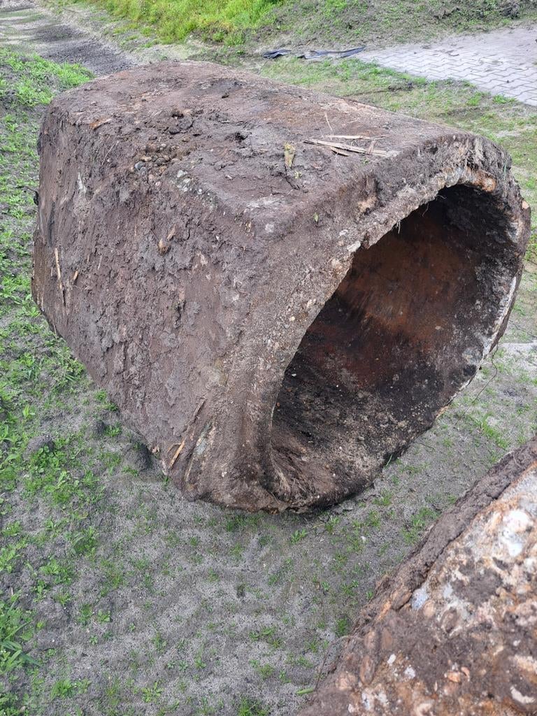 Gratis 2 betonnen duikers, Doe-het-zelf en Verbouw, Ophalen, Minder dan 2 meter, 80 mm of meer, Overige materialen